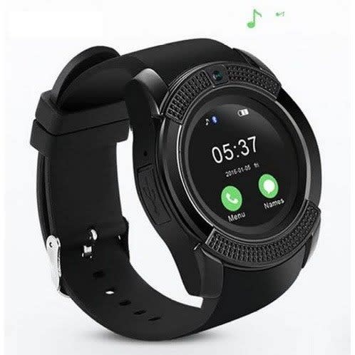 Sporty V8 Smart Watch With Bluetooth & Sim Card Slot