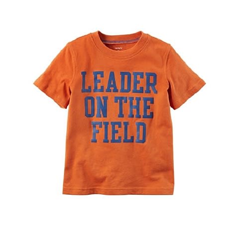 Leader On The Field Graphic Tshirt - Orange