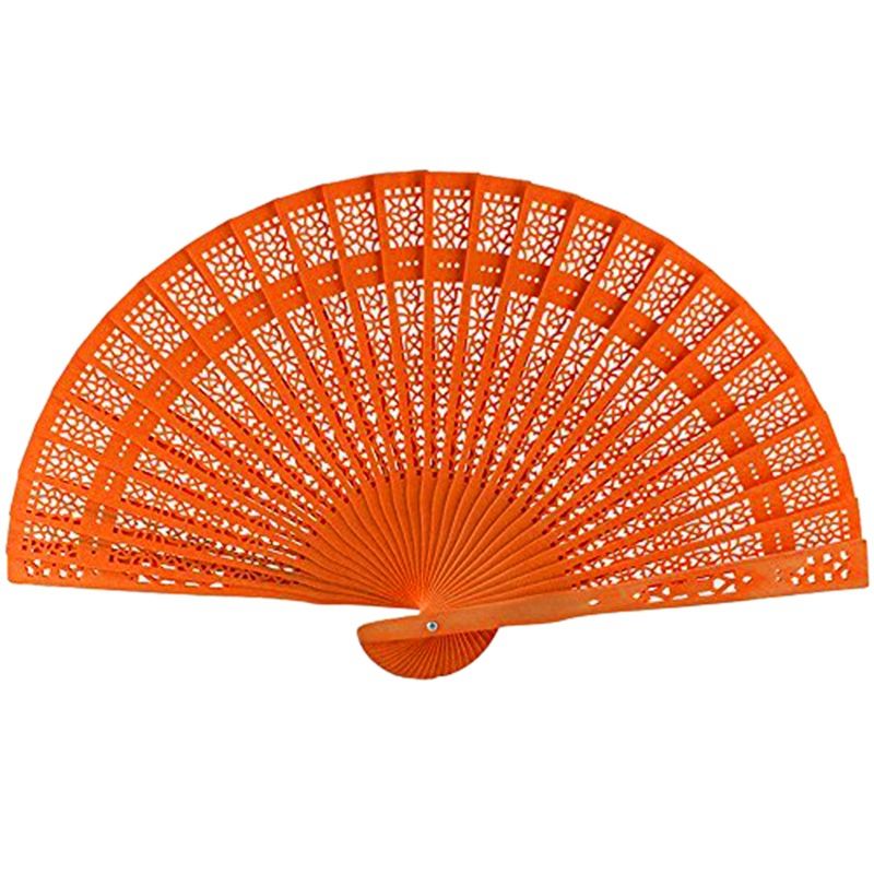 For Fan Decor Chinese Pocket Fan Home Original Japanese Bamboo Party 8 Flower Deal Hand Inch Folding Wooden Big Decoration
