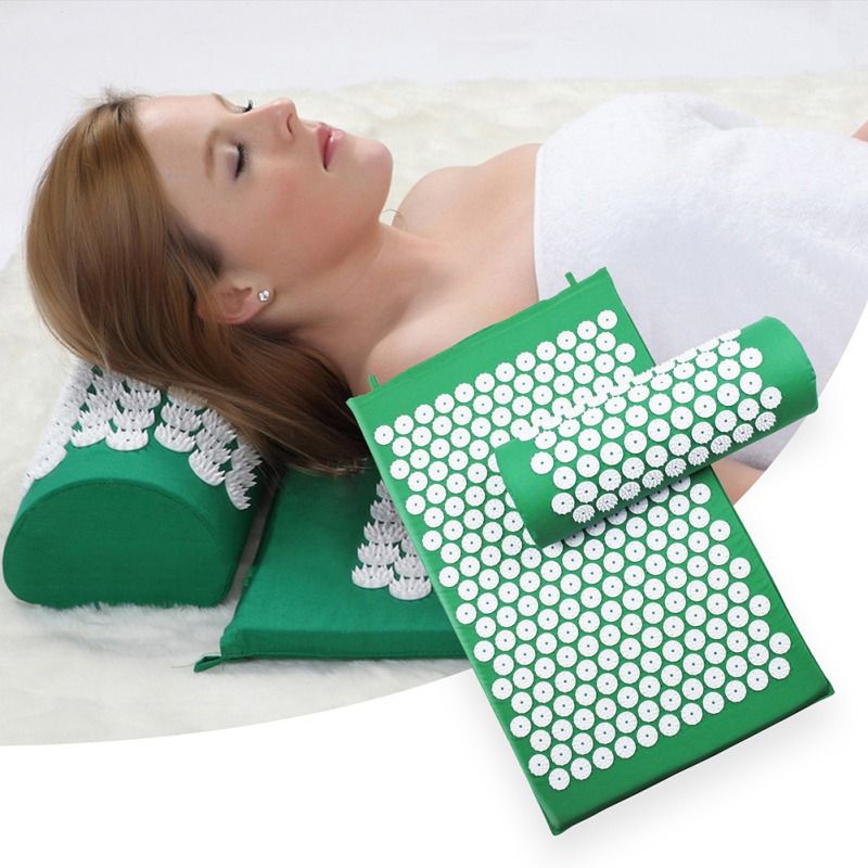 Yoga Mats Pillow Set Massager 4 Colors Cushion Relieve 2