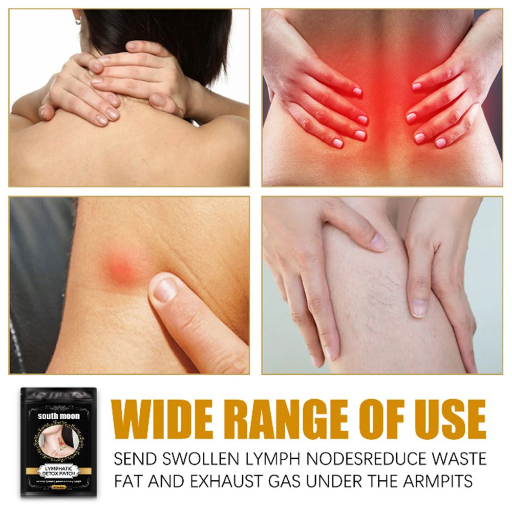8PCS Vice Breast Lymphatic Patch Herbal Medical Detumescent