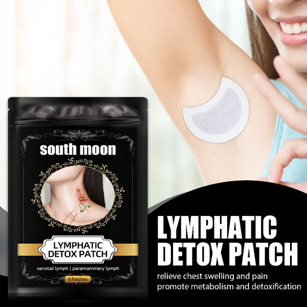 8PCS Vice Breast Lymphatic Patch Herbal Medical Detumescent
