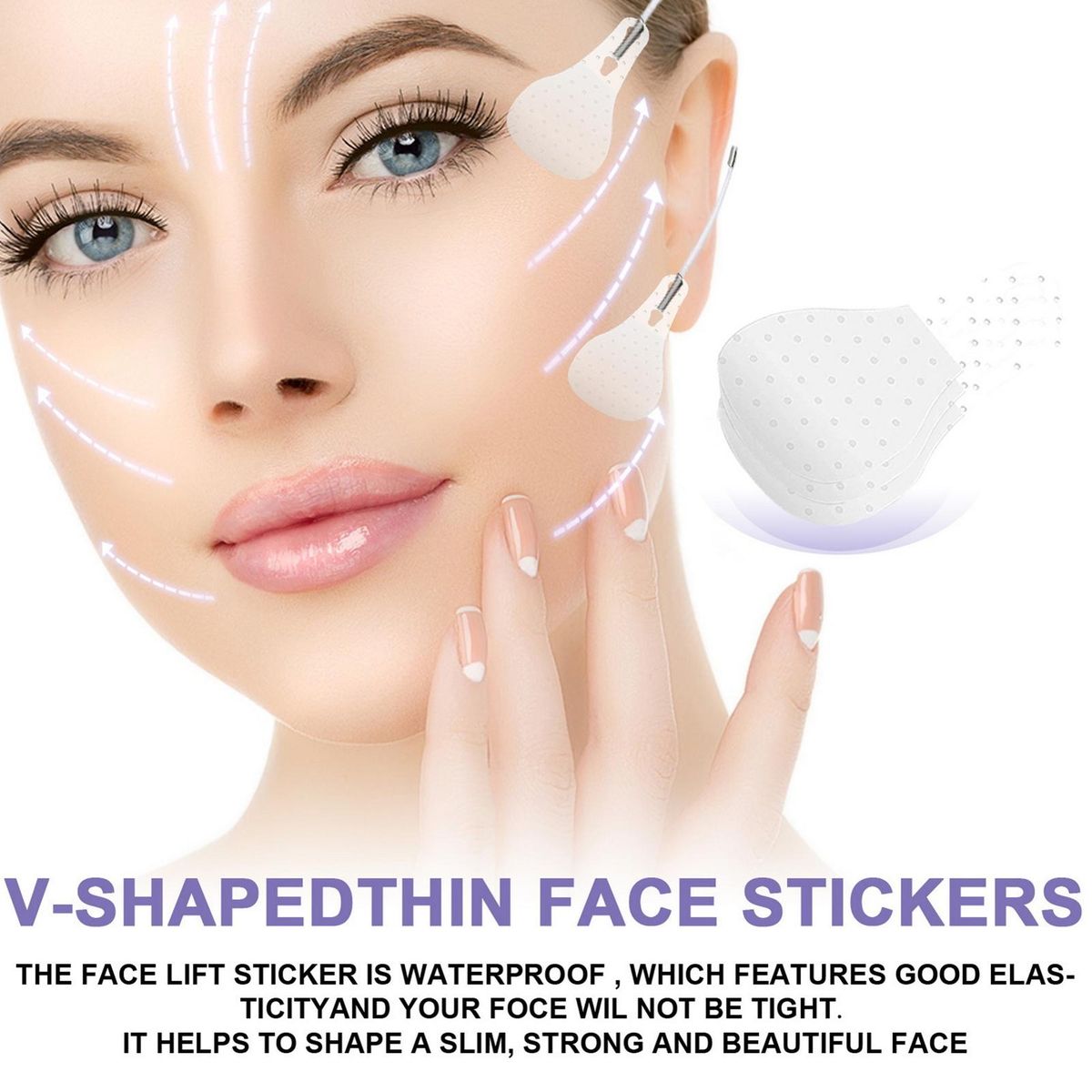 Instant Face Lift V-lift Tape Set Elastic Face for Wrinkle-free