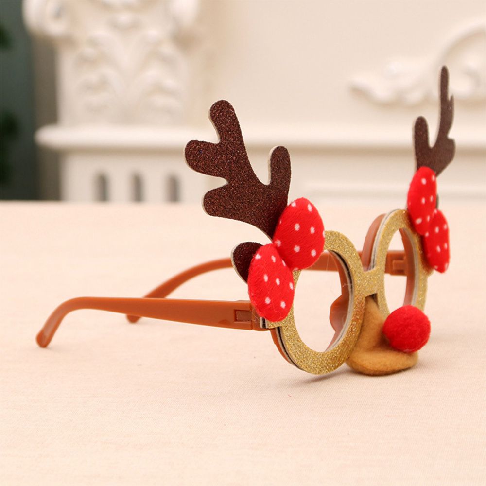 Christmas Glasses Party Fancy Glasses Frame Xmas Costume