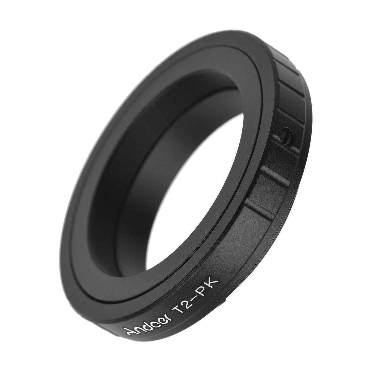 Andoer T2-PK Metal Lens Mount Adapter Ring T/T2 Mount Lens Adapter Replacement for Pentax K-70/K-50/K-30/K-500/K-1/K-3/K-3 II/K-5 IIs/K-5 II/K-5/K-7 K-Mount Cameras