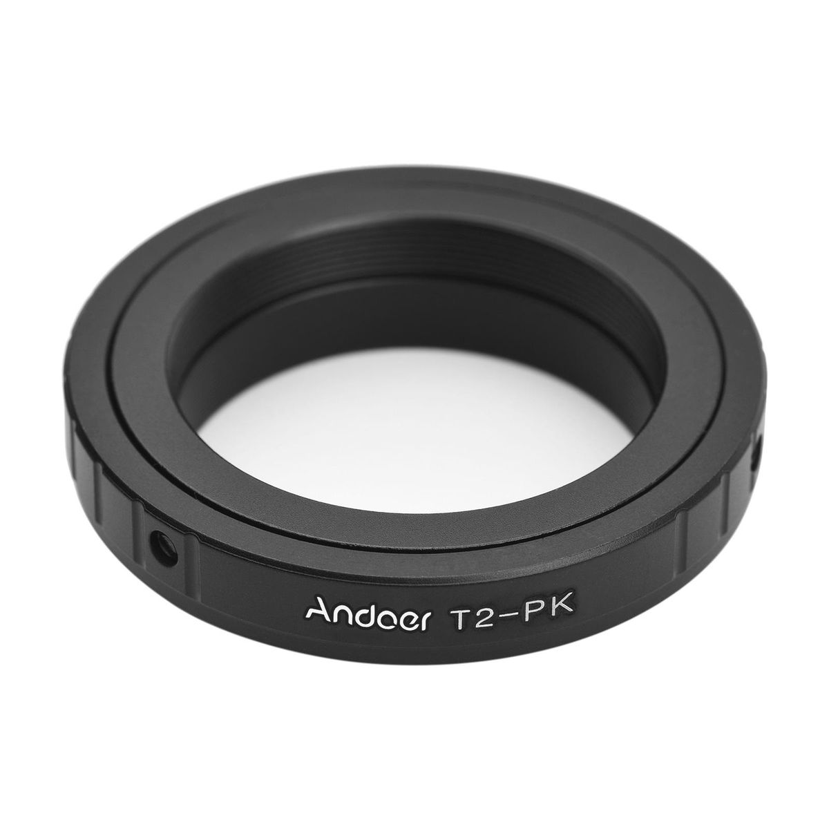 Andoer T2-PK Metal Lens Mount Adapter Ring T/T2 Mount Lens Adapter Replacement for Pentax K-70/K-50/K-30/K-500/K-1/K-3/K-3 II/K-5 IIs/K-5 II/K-5/K-7 K-Mount Cameras
