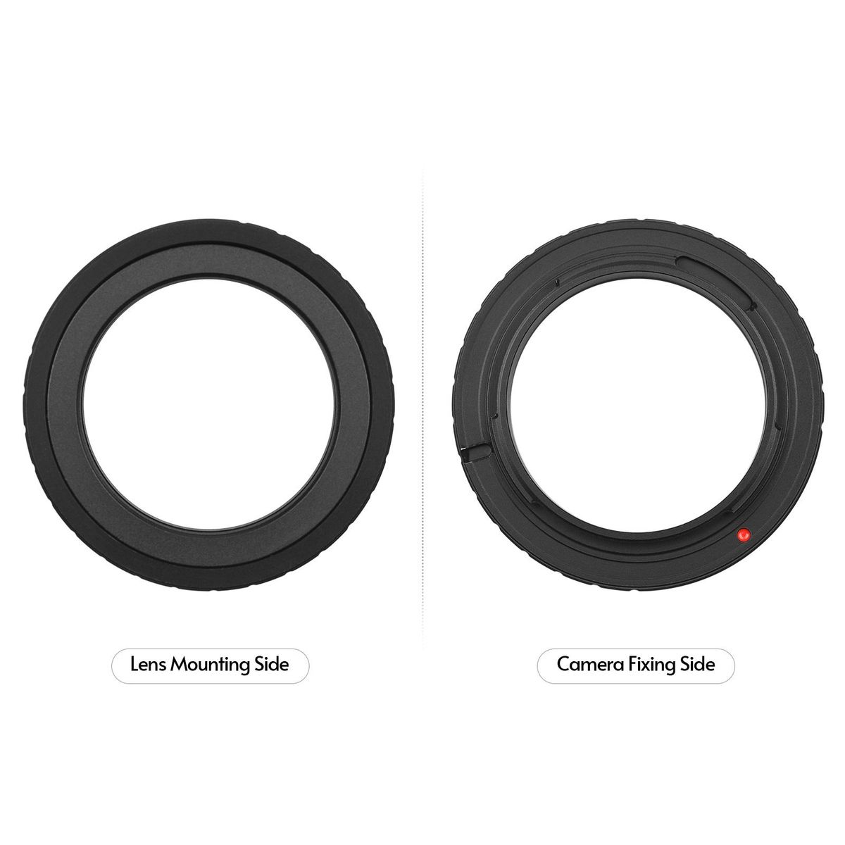 Andoer T2-PK Metal Lens Mount Adapter Ring T/T2 Mount Lens Adapter Replacement for Pentax K-70/K-50/K-30/K-500/K-1/K-3/K-3 II/K-5 IIs/K-5 II/K-5/K-7 K-Mount Cameras