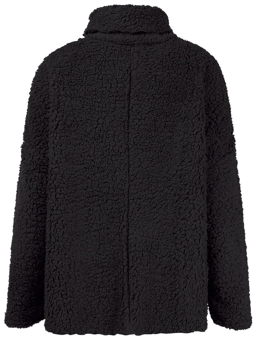 Women Fleece Pullover Turtleneck Long Sleeve Fuzzy Warm
