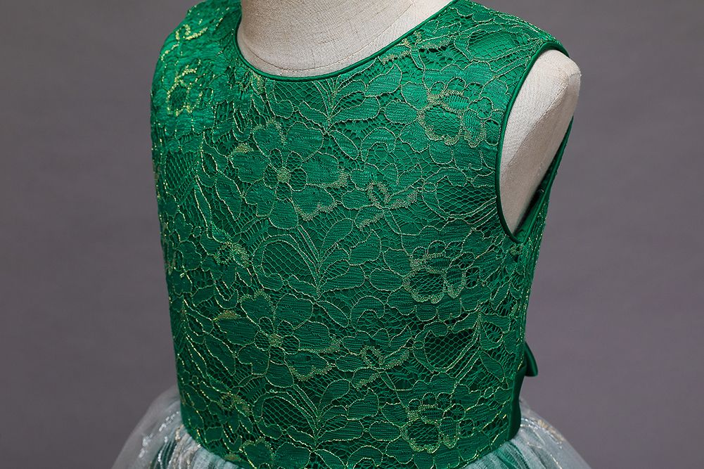 Girls'clothing Kids Children New Arrival Maxi Birthday Wedding Dinner Party Dress Ball Gown