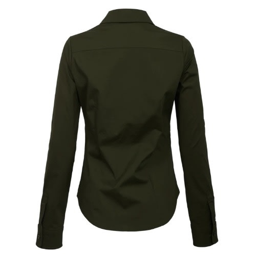 Ladies Formal Dress Shirt  - Black
