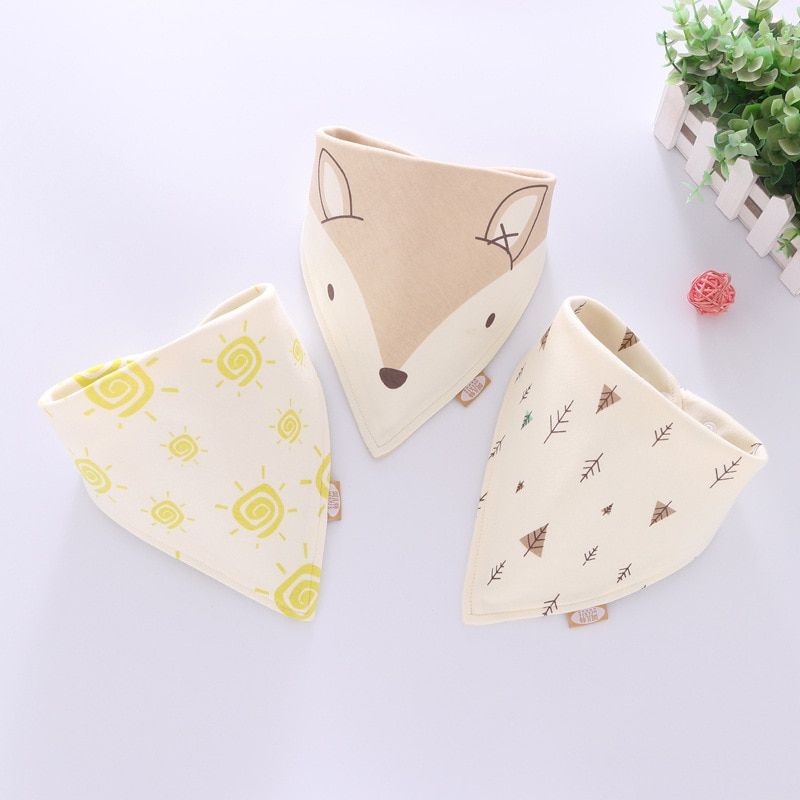 -Cotton -Bandana -Bibs -Baby -Babador -Feeding -Smock 1