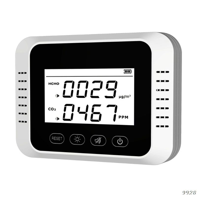 Wall Mount Carbon Dioxide Air Quality Monitor Multipurpose Portable CO2 Meter Tester Air Analyzer Home Improvement Tools