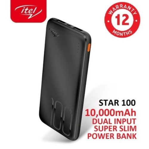 Super Slim 2.1a Fast Charging Power Bank - 10000mah
