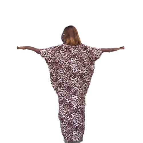 Clare Animal Skin Bubu Gown