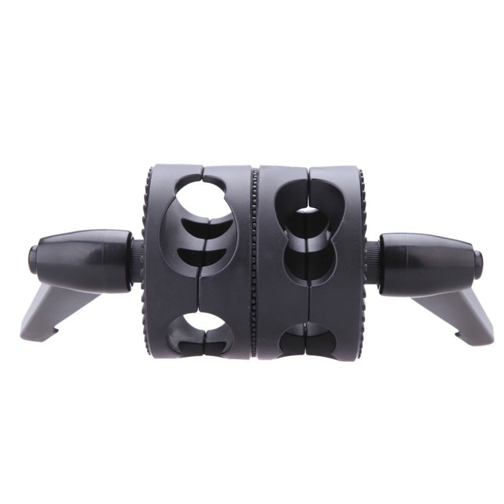 Dual Swiveling Grip Head Angle Clamp For Photo Studio Boom