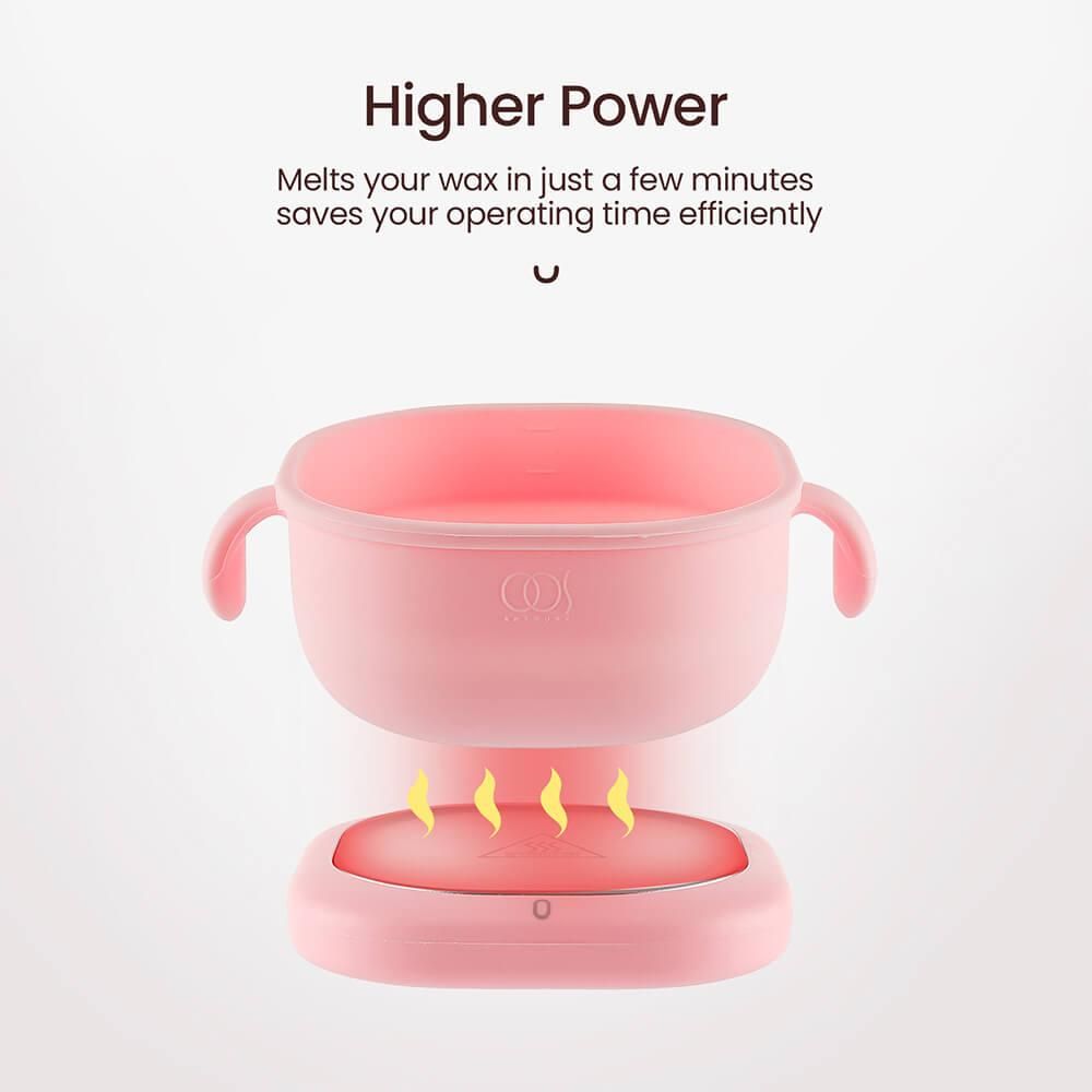 400ML Silicone Bowl Wax Heater Machine Hair Removal Wax-melt Machine Depilatory Wax Melting Warmer Wax Heating Base Pot Melter