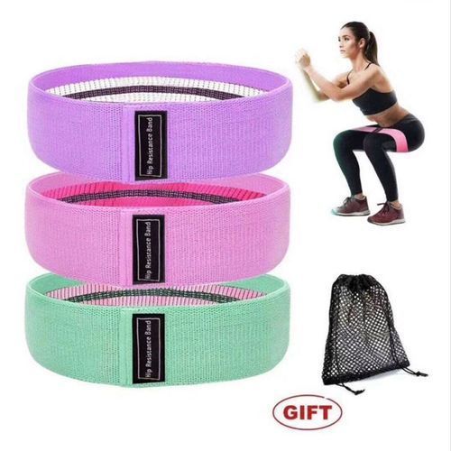 3PCS Resistance Bands Set Fitness Exercise Bands Elastic Workout Bands