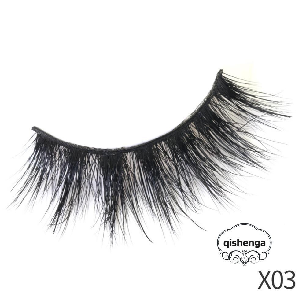 3D Curling Fake Eyelashes Multi-layer Faux Lashes Artificial