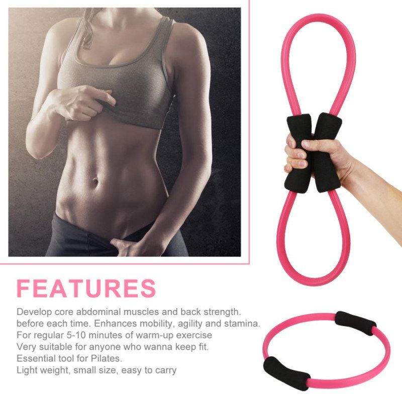 Pilates Ring Magic Circle Sporting Goods Yoga Ring-Black