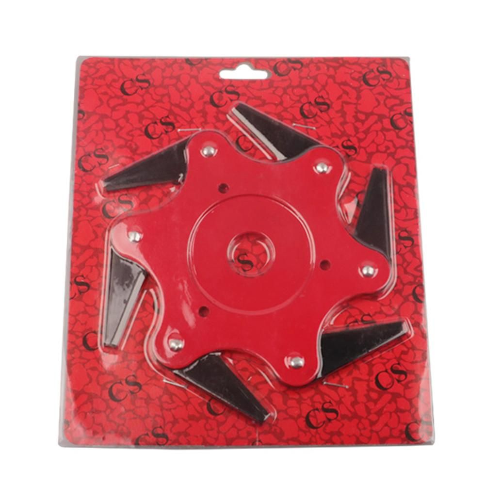 Lawn Mower Cutter Head Garden 6 Steel Blades Razors Trimmer Replacement String Trimmer Head