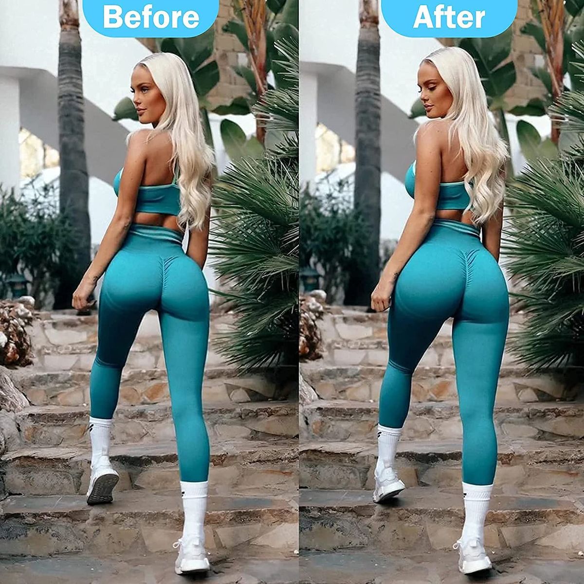 （Pink）BFR Occlusion Bands For Women Glutes Hip Fitness Blood Flow Restriction Booty Resistance  RA