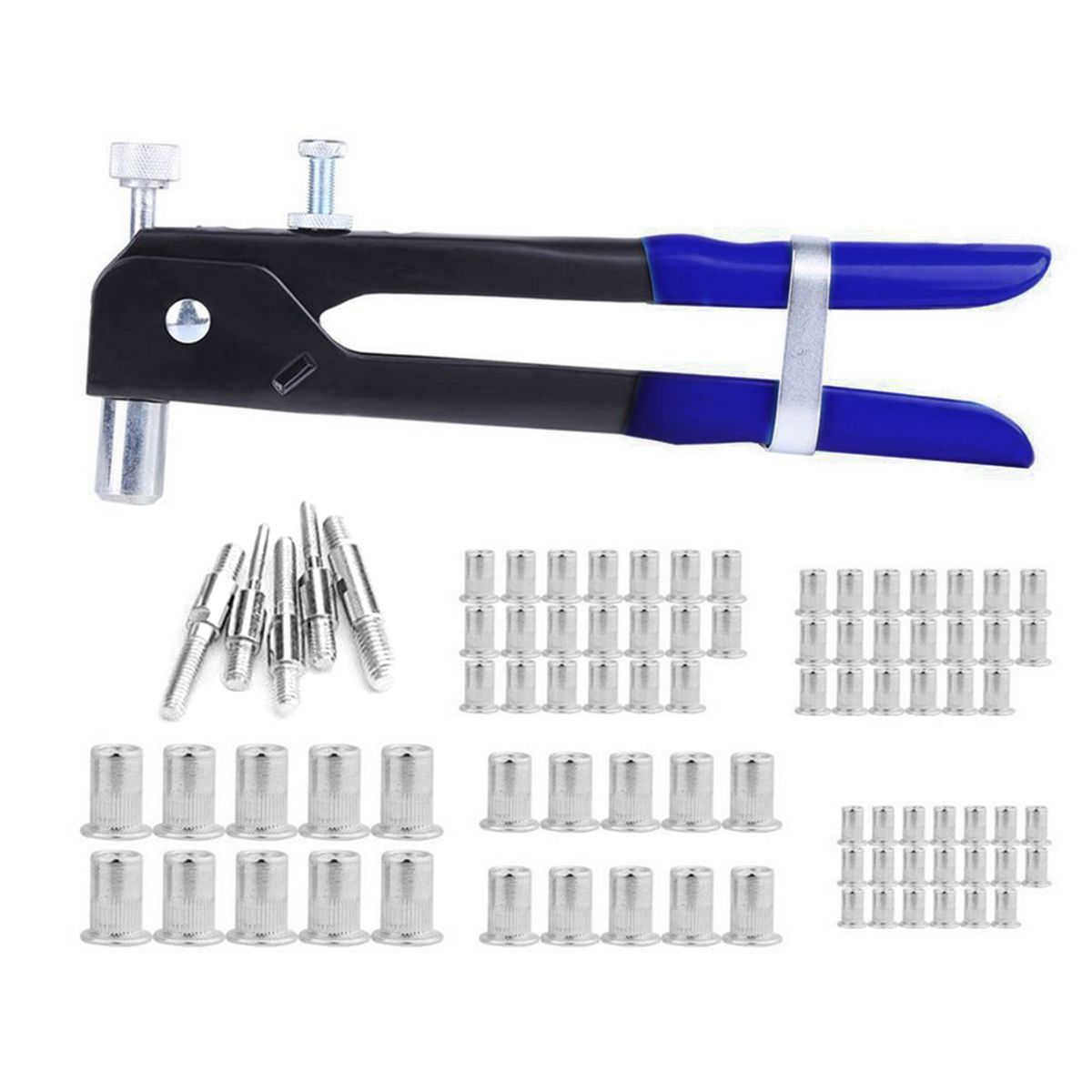86Pcs Threaded Nut Riveter Insert Tool Riveter Rivnut