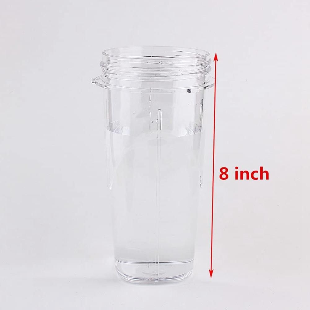 2 Pack Replacement 24Oz Blender Cup with Flip Top to Go