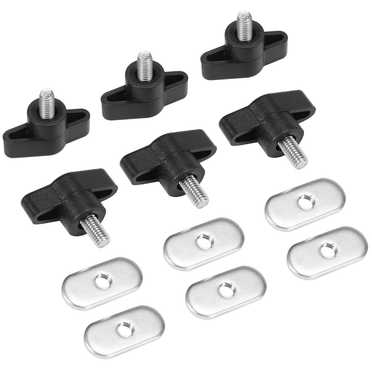 6 Sets Kayak Screws Nuts Hardware For Rail Canoe Kayak Track