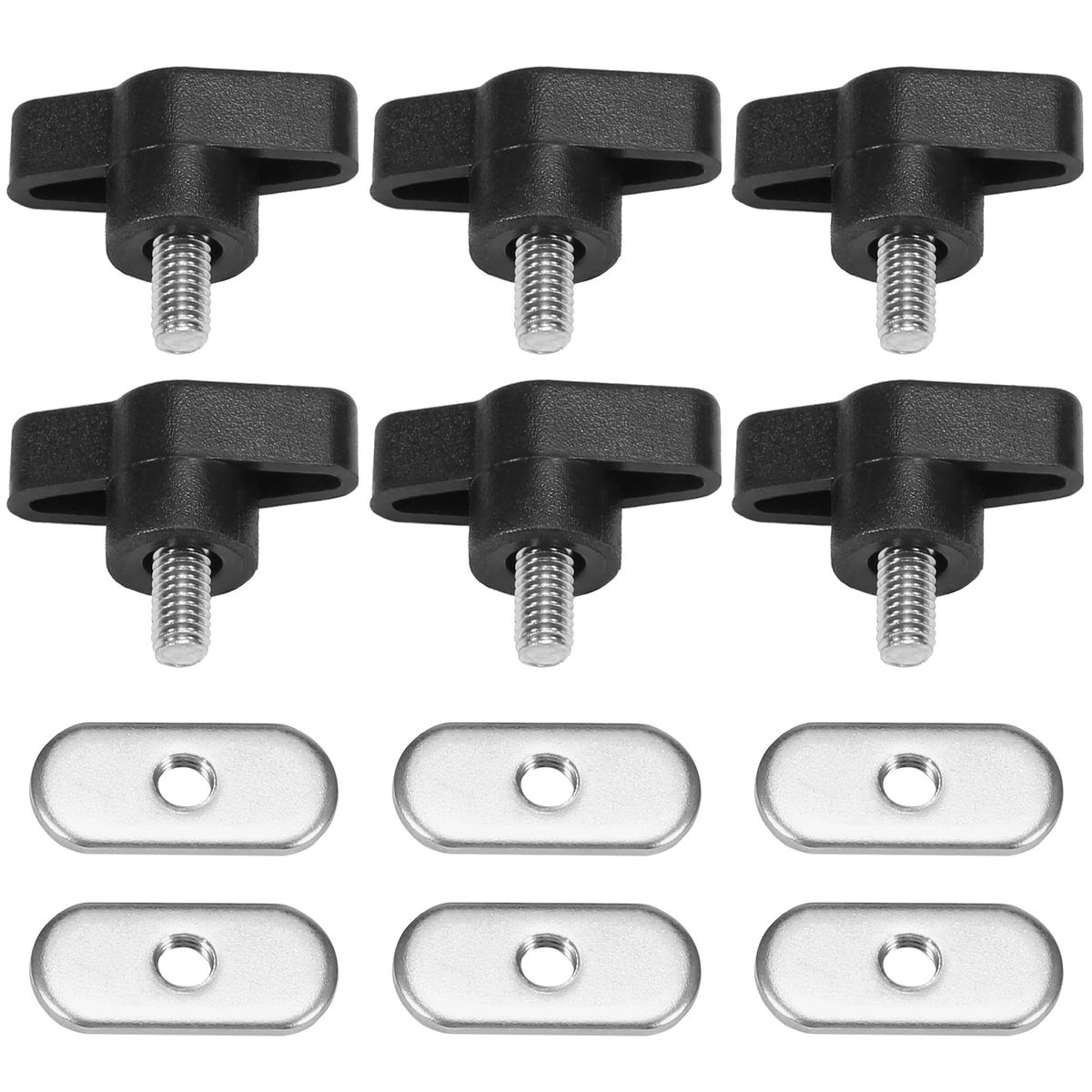 6 Sets Kayak Screws Nuts Hardware For Rail Canoe Kayak Track
