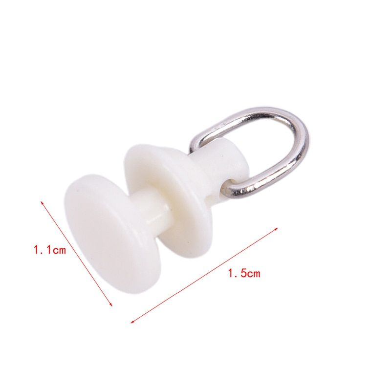 10/20pcs Curtain Track Glider Rail Curtain Hook Rollers