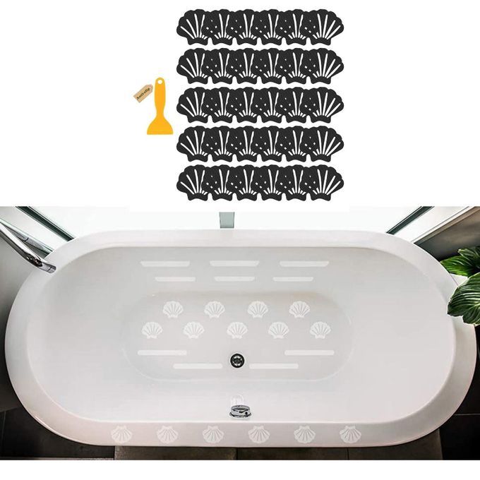 30Pcs Anti Slip Stickers With Scraper Strong Waterproof For Black