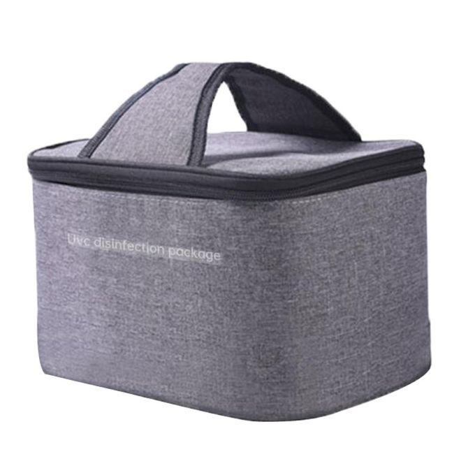 Portable UV Sterilizing Bag UVC Disinfection Bag USB Sterilizer Gray