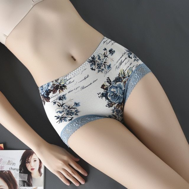 3pcs Cotton Crotch Seamless Ladies Pants Breathable Woman Panties