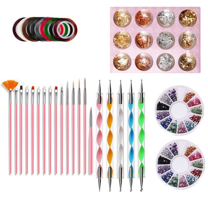 Nail Art Tools Kit UV  Nail Painting Brush Set