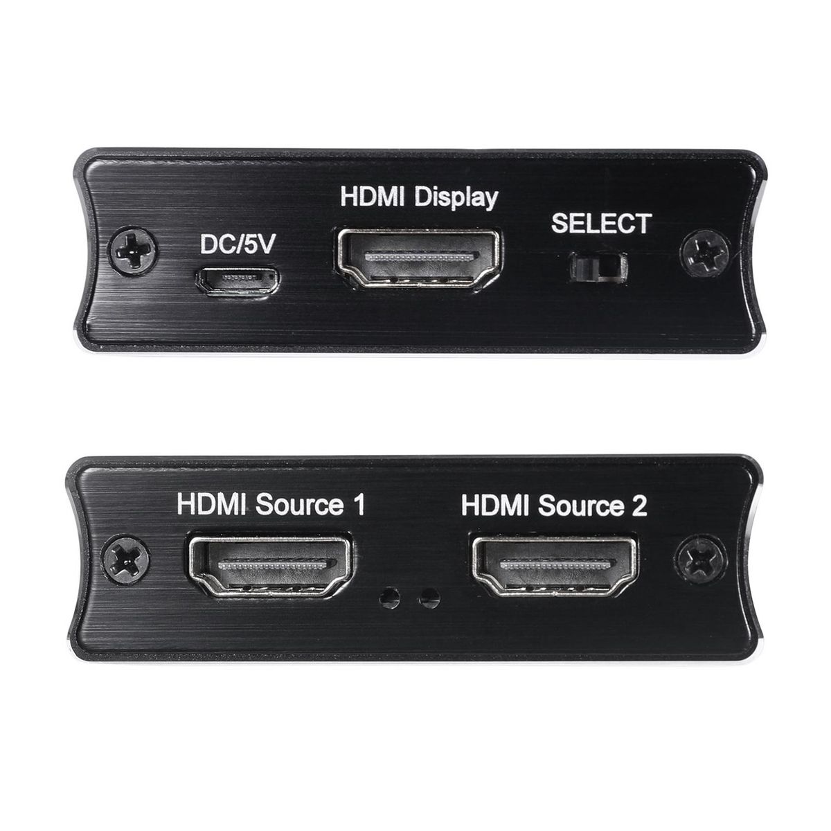 HD 2x1 Switcher 2 in 1 out High-speed HD Switcher Converter up to 8K@60Hz Resolution One-key Switch Wide Compatibility