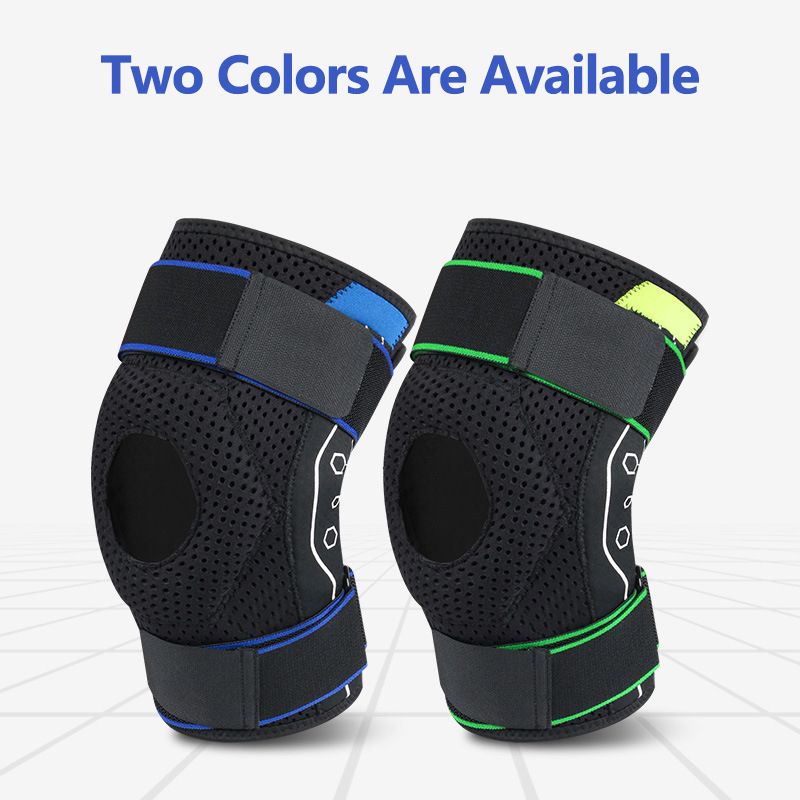 1 PCS Summer Knee Brace For Arthritis Pain Joints Protector Patella Pad For Work Sport Hiking Run Cycling Mountaineering(#Green)
