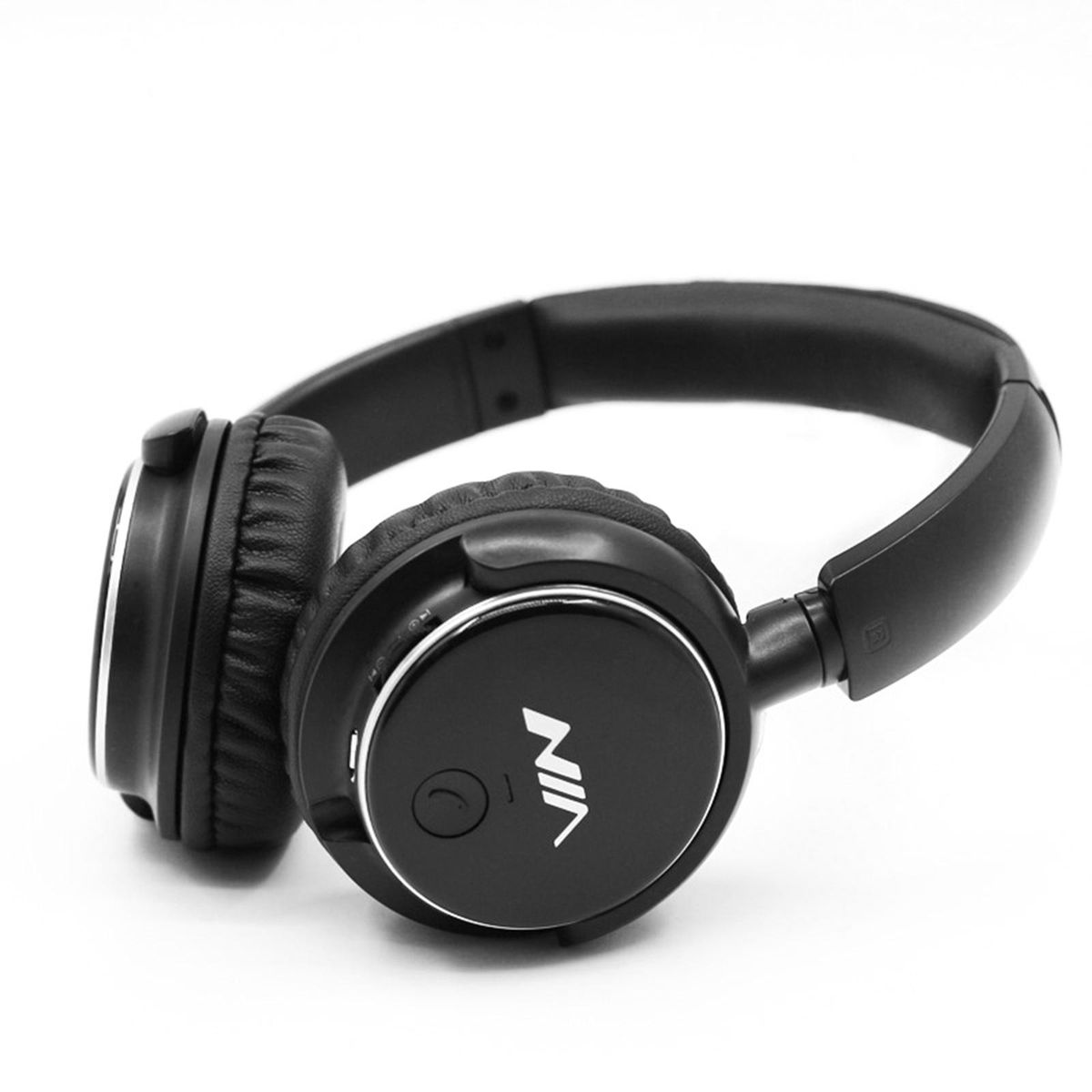 NIA Q1 Bluetooth Headphone Wireless Stereo Music Headset Over-ear TF Card FM Radio Foldable Wired Earphone with Microphone APP Control