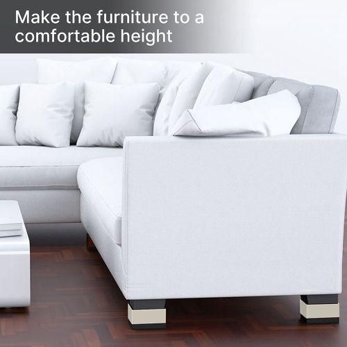 4 Pcs Foot Pad Furniture Base Frame Adjustable