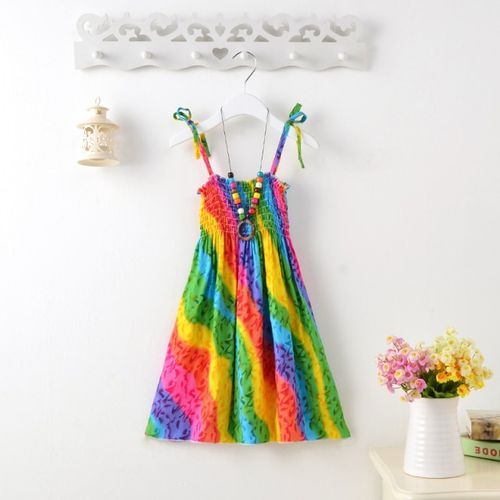 Dress Bohemian Princess Dress With Ruffles For Beach