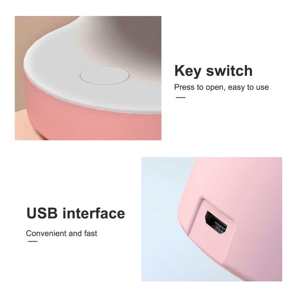 Mini UV LED Nail Lamp  Polish Nail Dryer Curing Lamp USB
