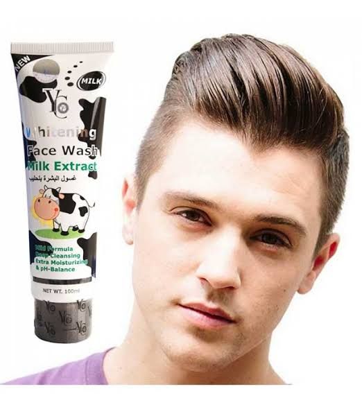 Whitening Milk Extract Facial Wash Face Glow, Deep Cleansing