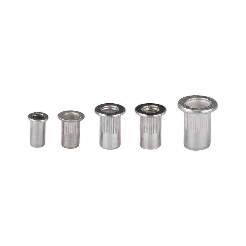 150pcs Aluminum Rivet Nuts Kit Rivnut Standard Imperial Rivet Insert Nutsert Cap Rivet Nut 1/4-20 10-32 10-24 8-32 6-32