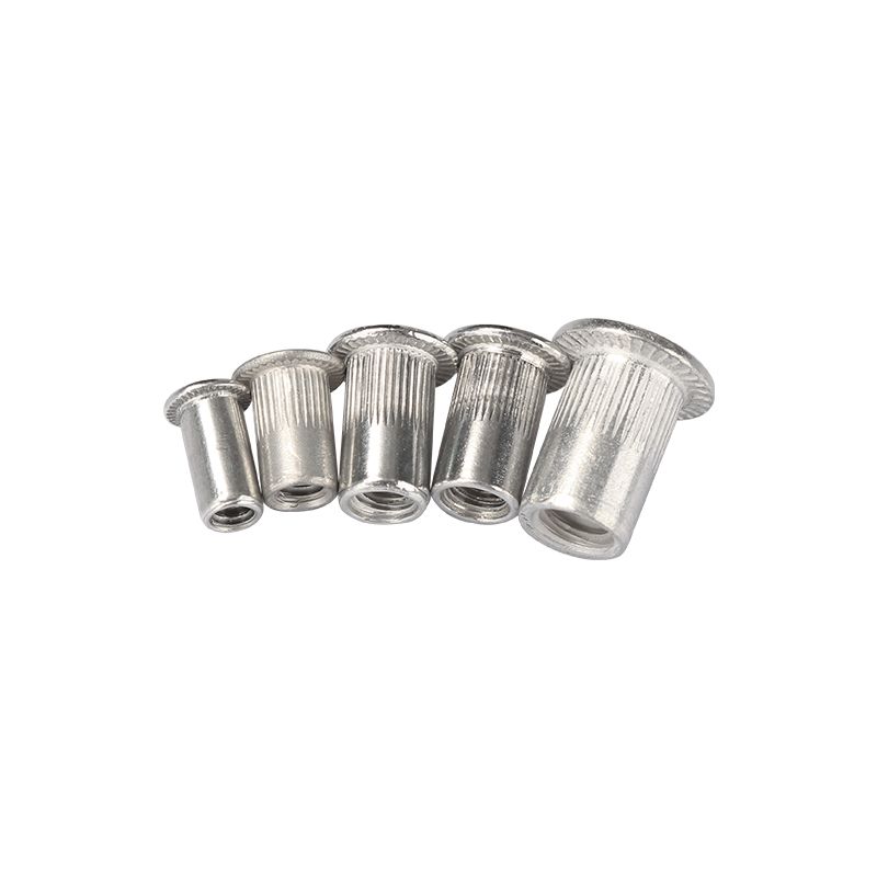 150pcs Aluminum Rivet Nuts Kit Rivnut Standard Imperial Rivet Insert Nutsert Cap Rivet Nut 1/4-20 10-32 10-24 8-32 6-32