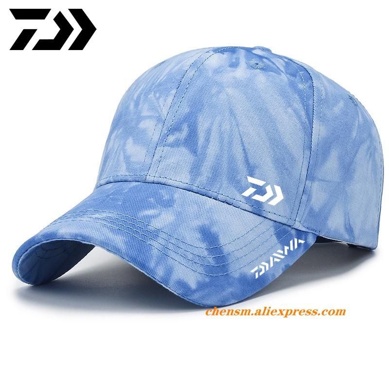2023 Daiwa Summer Fishing Quick Dry Sunshade Cap for Men Outdoor Sport Baseball Fishermen Hat Couple Hiking Hat Men's Sports Cap