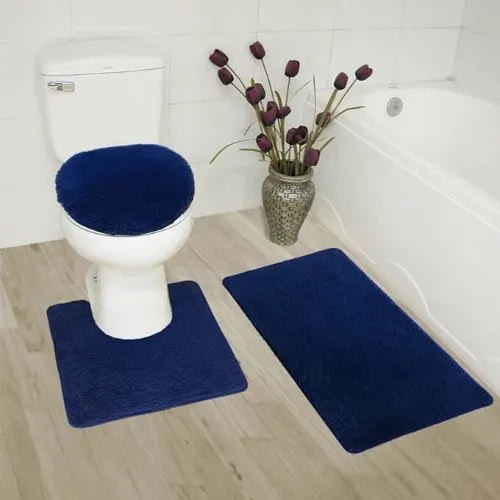 Bathroom Rug Set - 3pc - Blue