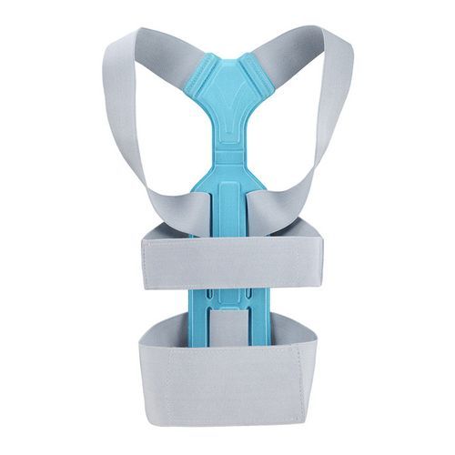 Invisible Chest Posture Corrector Scoliosis Back Brace Spine Belt Shoulder Medical Therapy Support Poor Posture Correction Belt(#Gray)
