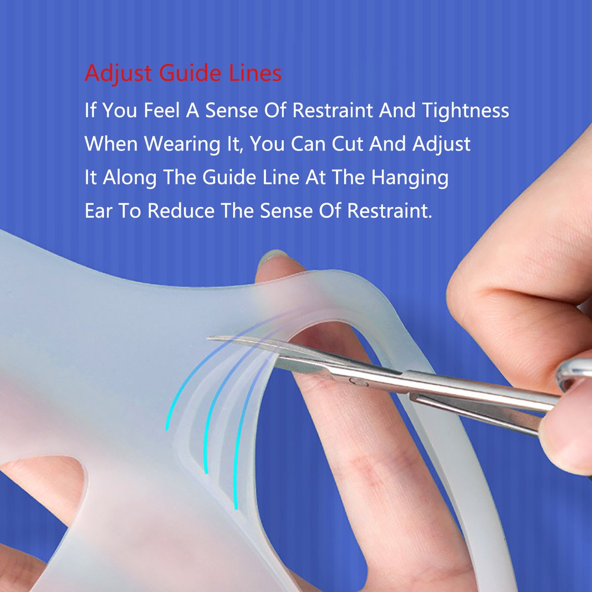 Silicone Mask Face Women Skin Care Tool Hanging Ear Face Mask  Sheet Reusable Lifting Anti Wrinkle Firming Ear Fixed Tools ACU