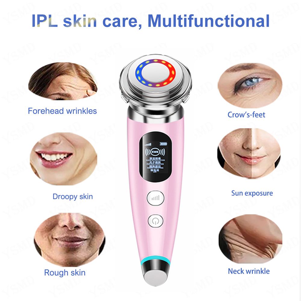 Ultrasonic Beauty Instrument Photon Rejuvenation Device Ion