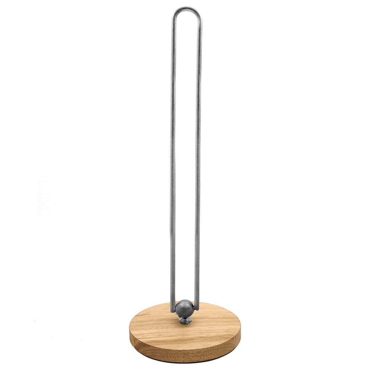 Paper Towel Holder Vertical Roll Stand Bathroom Tissue Holder Brown