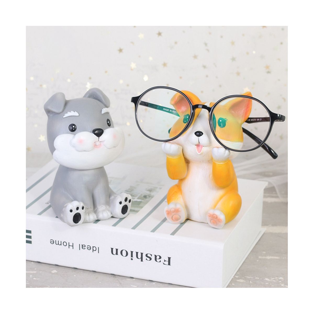 Puppy Dog Glasses Holder Stand Eyeglass Retainers Sunglasses